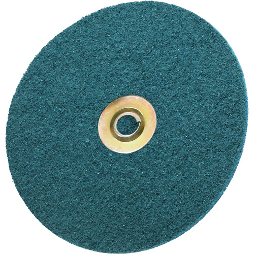 Disque de conditionnement de surface Scotch-Brite, 4-1/2" dia., Grain Moyen, Oxyde d'aluminium D. Morneault & Fils