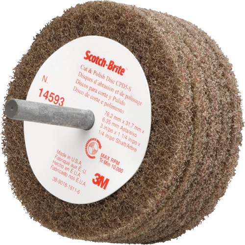 Scotch-Brite Cut & Polish Disc, 3" Dia. D. Morneault & Fils
