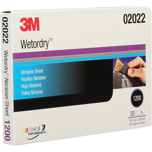 Wetordry 401Q Abrasive Sheet, 5-1/2" x 9", Fine Grit, Silicon Carbide D. Morneault & Fils