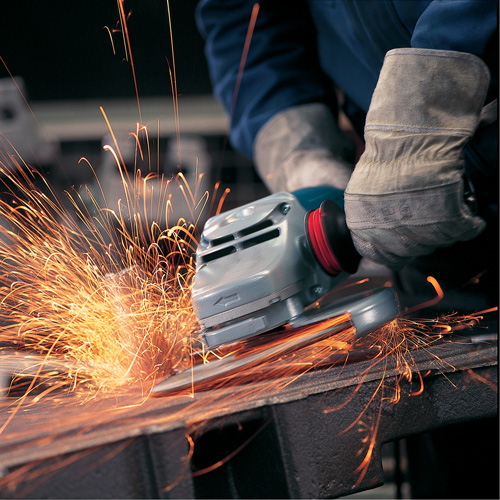 Large Angle Grinder with Rat Tail Handle, 7", 120 V, 15 A, 6500 RPM D. Morneault & Fils