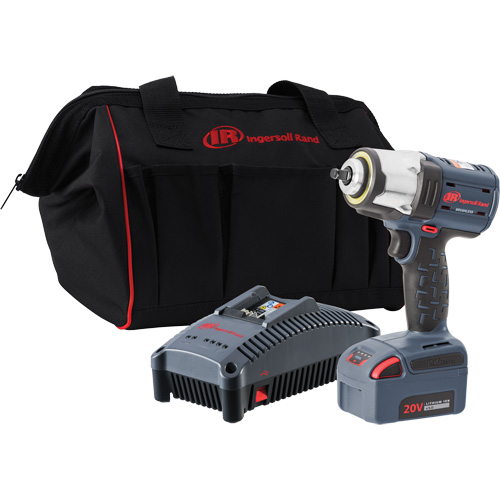 IQv20 Compact Cordless Impact Wrench Kit, 20 V, 3/8" Socket D. Morneault & Fils