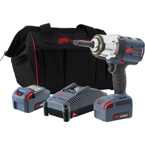 IQv20 Cordless Impact Wrench with 2" Anvil Extension Kit, 20 V, 1/2" Socket D. Morneault & Fils
