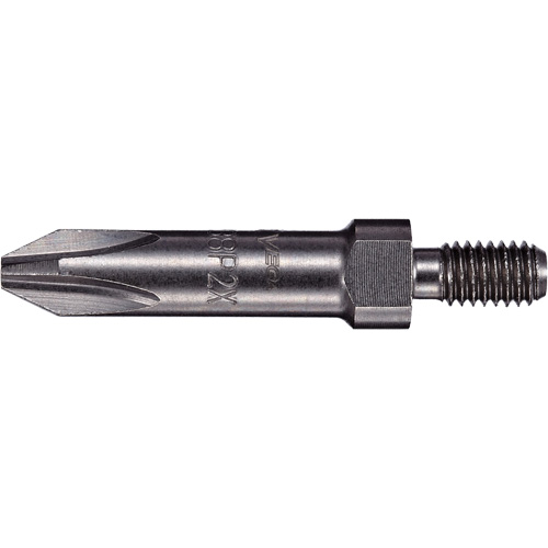 Embout cruciforme filet&eacute; 10-32 extra dur D. Morneault & Fils