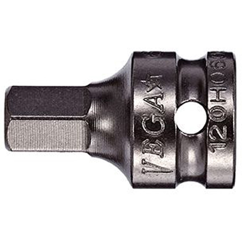 Embout &agrave; ins&eacute;rer, Hexagonale, 4 mm x 1" lo, Prise 3/8" D. Morneault & Fils