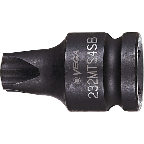 Socket Bit, Mortorq&reg; Super, 4 x 1-1/4" L, 3/8" Drive D. Morneault & Fils