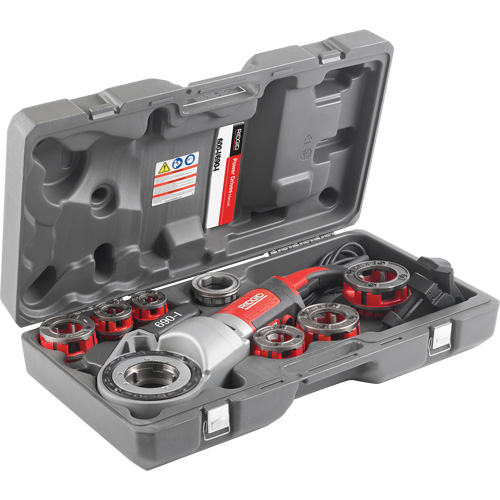 Syst&egrave;me de filetage motoris&eacute; manuel, 36 tr/min, Filetage de la tige 1/8" - 2" D. Morneault & Fils