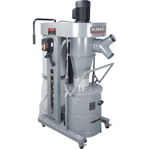 Cyclone Dust Collector, 26" x 47" x 70" D. Morneault & Fils