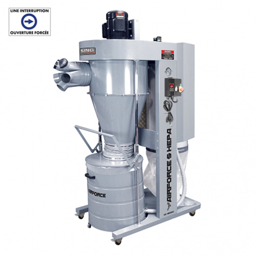 Cyclone Dust Collector, 35" x 65-1/2" x 91-5/8" D. Morneault & Fils