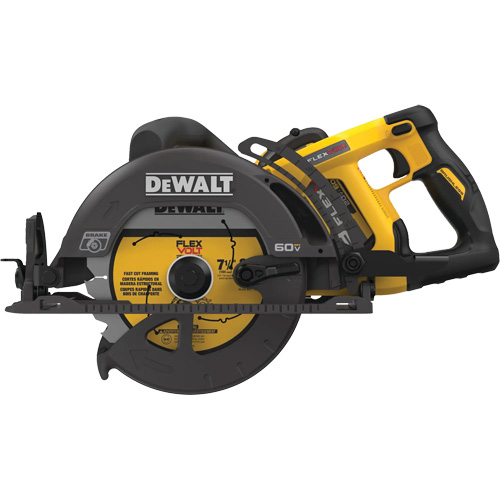 FlexVolt&reg; Worm Drive Style Saw Kit, 7-1/4", 60 V D. Morneault & Fils