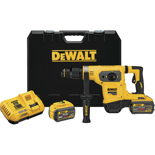 FlexVolt&reg; SDS-Max Combination Hammer Kit, 60 V, 1-9/16", 4.4 ft-lbs, 540 RPM D. Morneault & Fils
