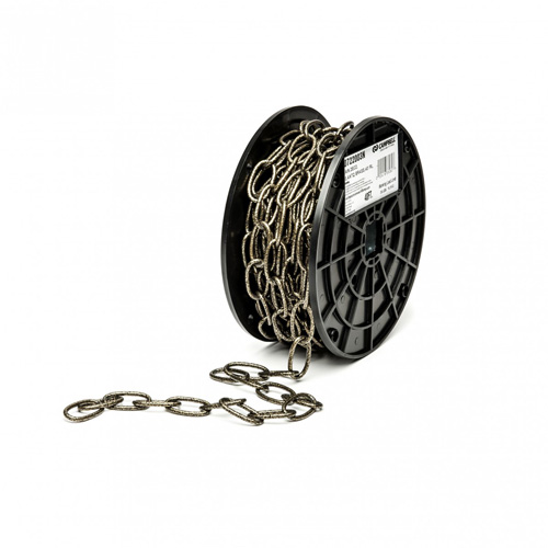 Chaîne d&eacute;corative, Acier au carbone, #10 x 40' (12,2 m) l, Charge d'utilisation 35 lb (0,0175 tonne) D. Morneault & Fils