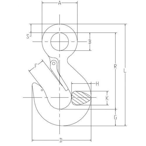Hoist Hook D. Morneault & Fils