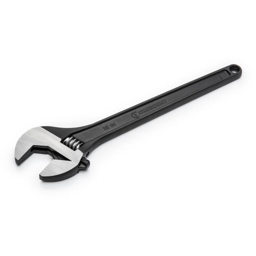 Adjustable Wrench, 15" L, 1-2/3" Max Width, Black D. Morneault & Fils