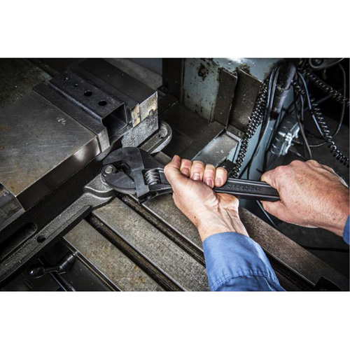 Adjustable Wrench, 15" L, 1-2/3" Max Width, Black D. Morneault & Fils