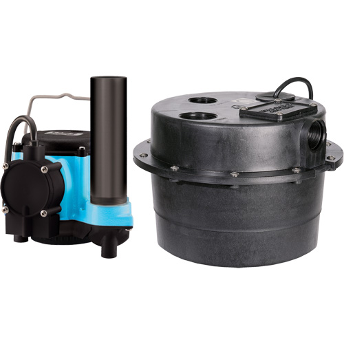 Drainosaur&reg; Sump Pump, 29 GPM, 115 V, 9 A, 1/3 HP D. Morneault & Fils