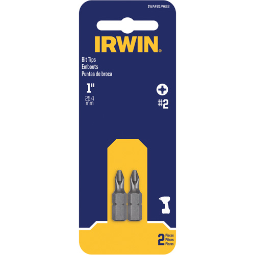 Embouts de tournevis &agrave; ins&eacute;rer, Phillips, #2, Prise 1/4" D. Morneault & Fils