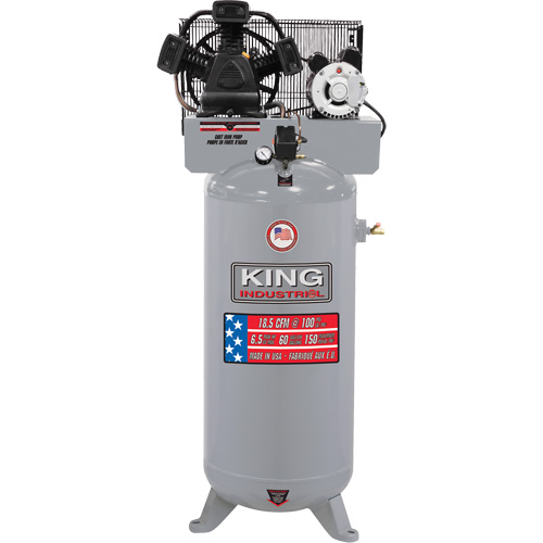 Compresseur d'air &agrave; grand rendement, 50 gal. (60 gal. US) D. Morneault & Fils