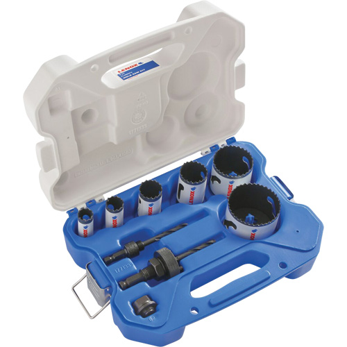 Jeu de scies-cloches bim&eacute;talliques pour plombier, 9 morceaux D. Morneault & Fils