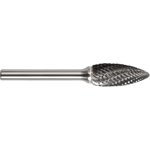 Drillco&reg; Magnum Double Cut Solid Carbide Burr, SF-3, 3/8" Dia., 3/4" Depth of Cut D. Morneault & Fils