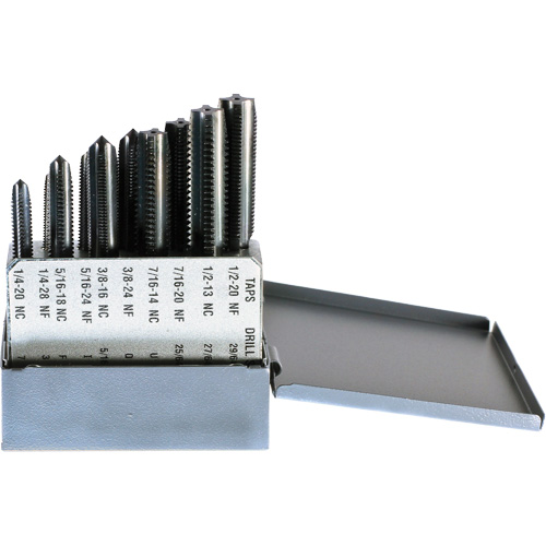 DRILLCO Tap Set, 10 Pieces D. Morneault & Fils