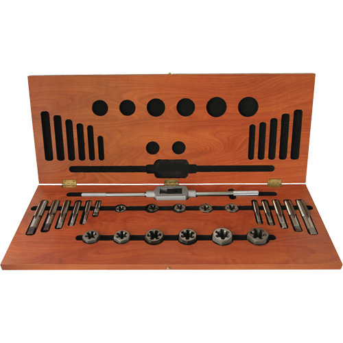 Drillco&reg; Tap & Hex Die Set, 18 Pieces D. Morneault & Fils
