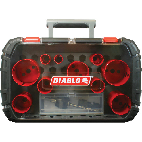 General Purpose Bi-Metal Hole Saw Set, 14 Pieces D. Morneault & Fils