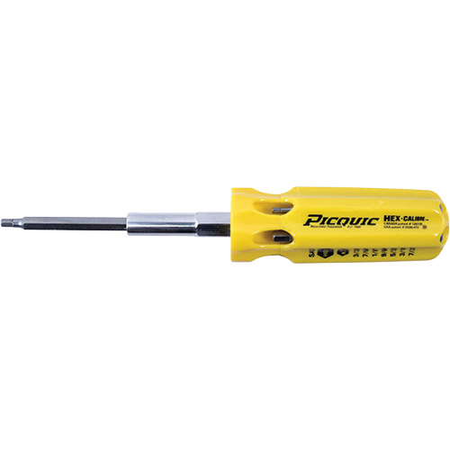Tournevis multi-embouts SAE Hex-Calibre, Prise Plastique D. Morneault & Fils