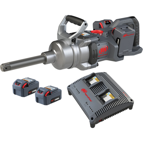 High Torque Cordless Impact Wrench Kit with 6" Anvil, 20 V, 1" Socket D. Morneault & Fils