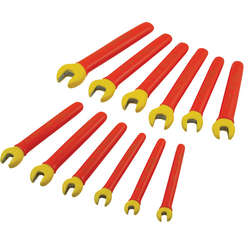 Jeu de cl&eacute;s ouvertes m&eacute;triques isol&eacute;es, 1000 V, 12 Mcx D. Morneault & Fils