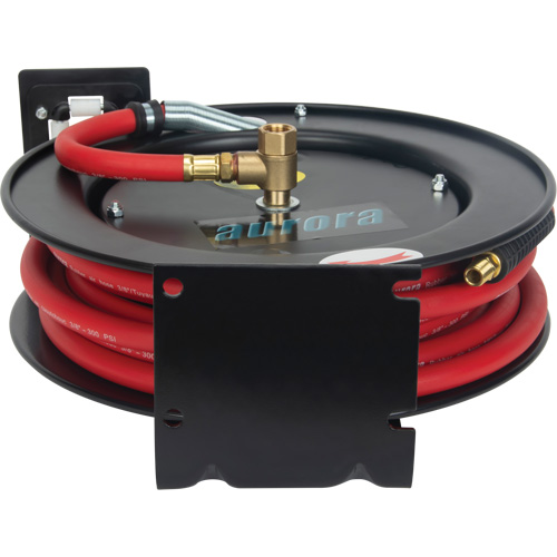 Hose Reel, Air/Water, 3/8" x 25', Single Hose, 300 psi D. Morneault & Fils