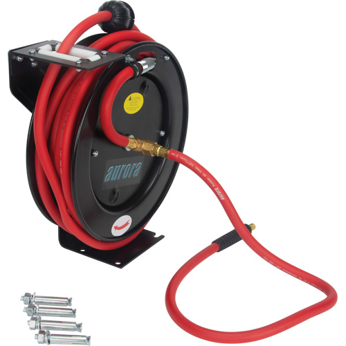 Hose Reel, Air/Water, 3/8" x 35', Single Hose, 300 psi D. Morneault & Fils