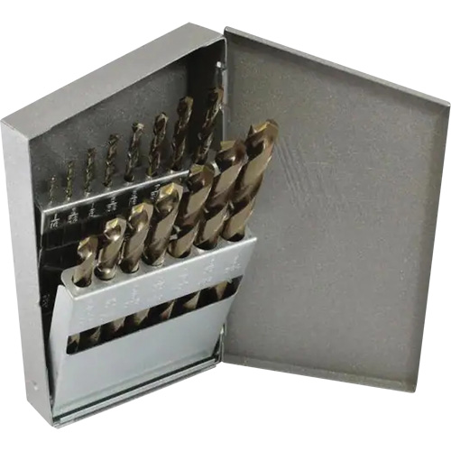 Triumph&reg; Jobber Length Drill Bit Set, 13 Pieces, High Speed Steel D. Morneault & Fils