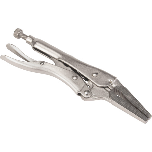 Locking Pliers with Wire Cutter, 6-1/2" Length, Long Nose D. Morneault & Fils