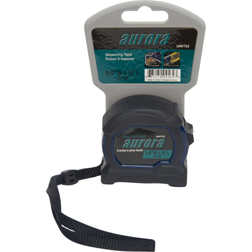Tape Measure, 5/8" x 12', Imperial & Metric Graduations D. Morneault & Fils