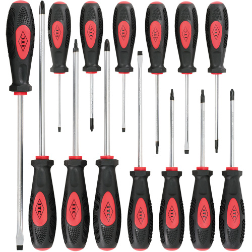 IESD-14S Ergonomic Screwdriver Set, 14 Pcs., Magnetic D. Morneault & Fils
