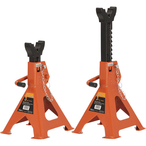 853B Jack Stands, Locking Handle/Ratchet, 3 Ton(s) Capacity, 11" - 16" H D. Morneault & Fils