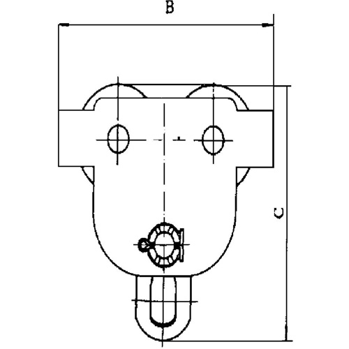 Chariot de levage manuel &agrave; usage intensif — s&eacute;rie SBT, 11000 lb (5 tonnes) D. Morneault & Fils