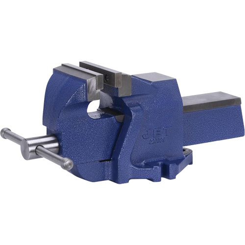 Heavy-Duty British Pattern Bench Vises, 5" Jaw Width, 3-1/4" Throat Depth D. Morneault & Fils