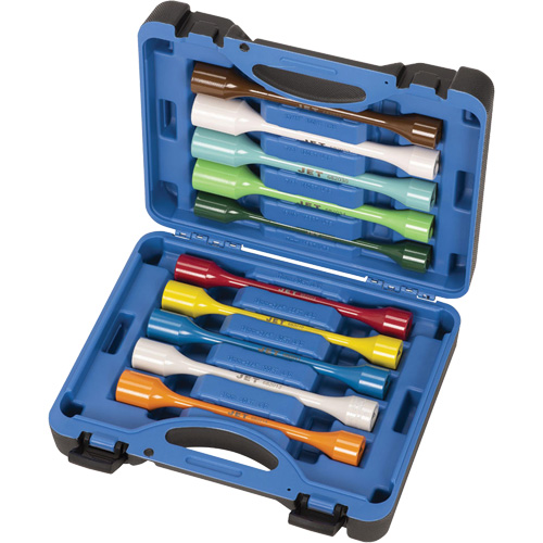 JTLS-1210S Torque Limiting Socket Sets, 1/2" Drive, 65 ft-lbs./80 ft-lbs./100 ft-lbs./120 ft-lbs./140 ft-lbs./45 ft-lbs./135 ft-lbs. Torque, Multiple D. Morneault & Fils