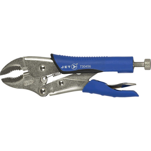 J7WRG Curved Jaw Locking Pliers, 7" Length, Curved Jaw D. Morneault & Fils