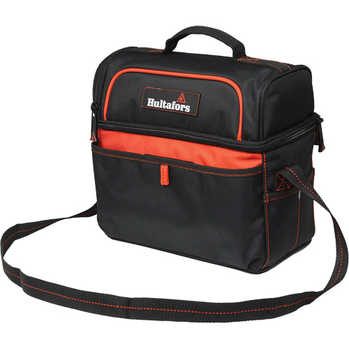 Sac &agrave; outils et glaci&egrave;re de 11", Polyester balistique, Noir/Rouge D. Morneault & Fils