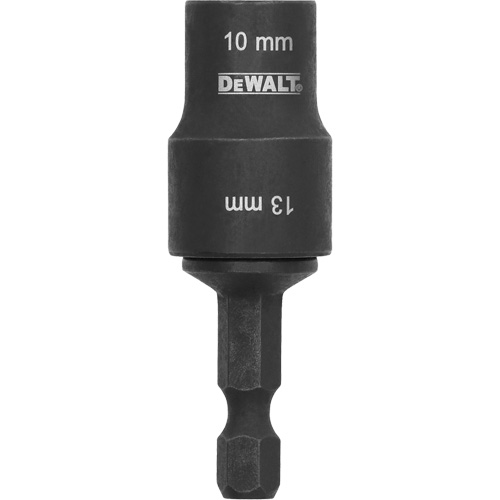 Tourne-&eacute;crou &agrave; double embout d&eacute;tachable FLEXTORQ, 13 mm prise, 4-4/5" lo, Magn&eacute;tique D. Morneault & Fils