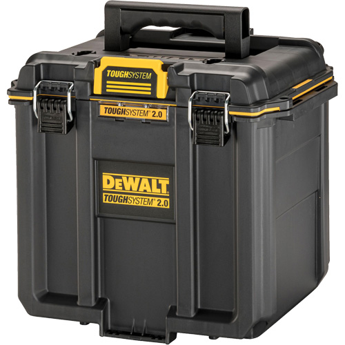 Boîte &agrave; outils compacte et profonde ToughSystem 2.0, 10" x 15-7/20" x 13-4/5", Noir/Jaune D. Morneault & Fils