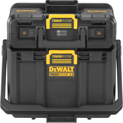 Baladeuse ajustable ToughSystem 2.0 avec rangement, 16" x 11" x 14", Noir/Jaune D. Morneault & Fils