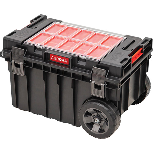 Arx&reg; Rolling Tool Chest, 23-4/5" x 16" x 15-3/5", Black D. Morneault & Fils