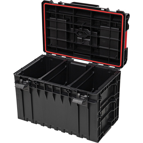 Arx Large Toolbox, 23" x 15-1/5" x 16-1/2", Black D. Morneault & Fils