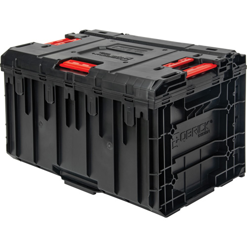 Arx&reg; Single Drawer Toolbox, 11-1/5" W x 18-3/10" D x 9-1/10" H, Black/Red D. Morneault & Fils