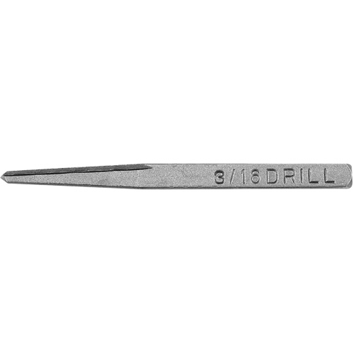 Undercut Flute Screw Extractor, For Screw Size 3/8", Chromium Steel D. Morneault & Fils