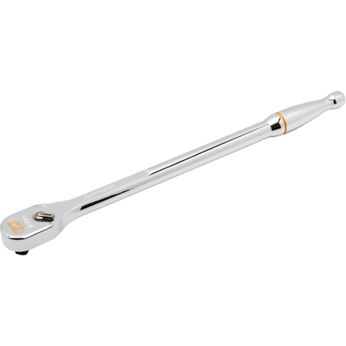 Rochet &agrave; t&ecirc;te chrom&eacute;e enti&egrave;rement polie en goutte avec manche extra long 120XP, Prise de 1/4", Poign&eacute;e Ergonomique D. Morneault & Fils
