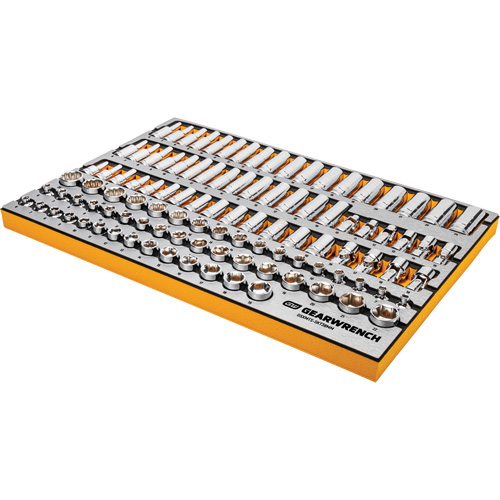 Jeu d'outils pour maître m&eacute;canicien MEGAMOD dans des plateaux en mousse modulaire de premi&egrave;re qualit&eacute; avec rangement d'outils, 1024 morceaux D. Morneault & Fils